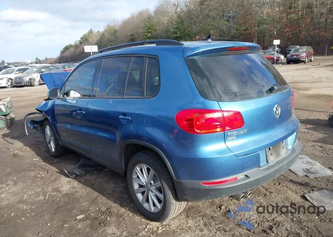 2018 Volkswagen Tiguan Limited 2.0T from USA, damaged, VIN WVGAV7AX1JK005493